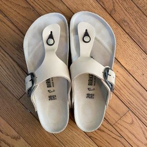 Birkenstock Big Buckle almond color - new